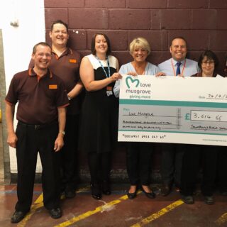 Love Musgrove Charity Cheque